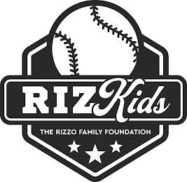 RIZ KIDS THE RIZZO FAMILY FOUNDATION trademark