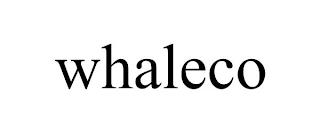 WHALECO trademark