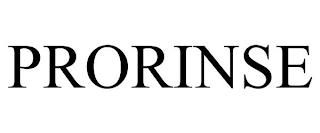 PRORINSE trademark