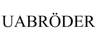 UABRÖDER trademark