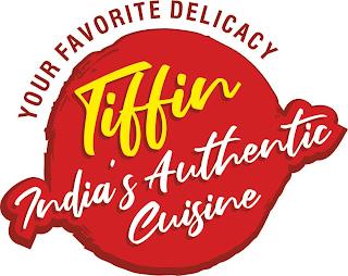 TIFFIN INDIAS AUTHENTIC CUISINE trademark