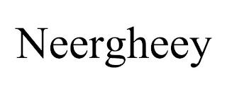 NEERGHEEY trademark