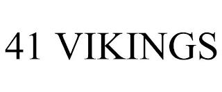 41 VIKINGS trademark