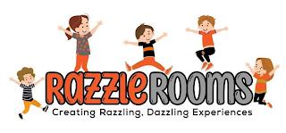 RAZZLEROOMS CREATING RAZZLING, DAZZLING EXPERIENCES trademark