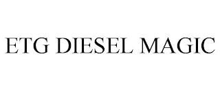 ETG DIESEL MAGIC trademark