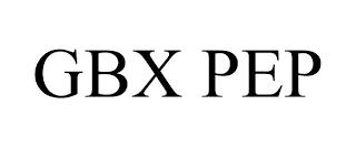 GBX PEP trademark