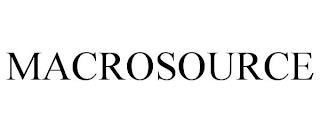 MACROSOURCE trademark