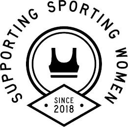 SUPPORTING SPORTING WOMEN SINCE 2018 trademark