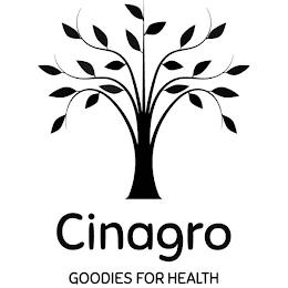 CINAGRO GOODIES FOR HEALTH trademark