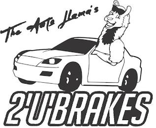 THE AUTO LLAMA'S 2'U'BRAKES trademark