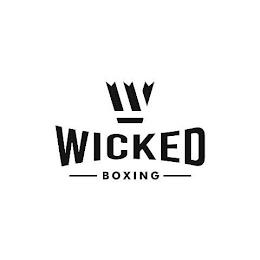 W WICKED BOXING trademark