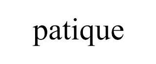 PATIQUE trademark