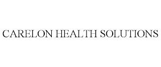 CARELON HEALTH SOLUTIONS trademark