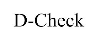 D-CHECK trademark