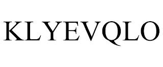 KLYEVQLO trademark