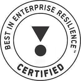 BEST IN ENTERPRISE RESILIENCE TM CERTIFIED trademark