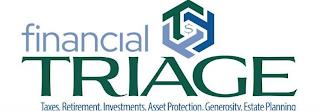 TTT $ FINANCIAL TRIAGE TAXES, RETIREMENT, INVESTMENTS, ASSET PROTECTION, GENEROSITY, ESTATE PLANNING trademark