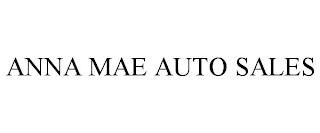 ANNA MAE AUTO SALES trademark