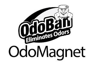 ODOBAN ELIMINATES ODORS ODOMAGNET trademark