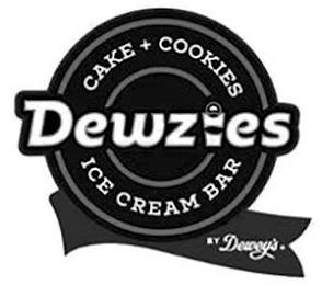 DEWZIES CAKE COOKIES ICE CREAM BARS BY DEWEY'S trademark