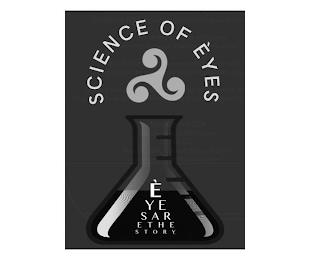 SCIENCE OF ÈYES ÈYES ARE THE STORY trademark