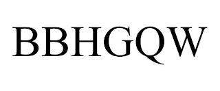 BBHGQW trademark