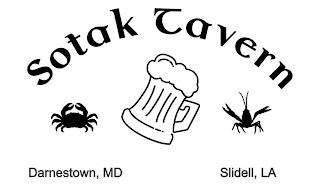 SOTAK TAVERN DARNESTOWN, MD SLIDELL, LA trademark