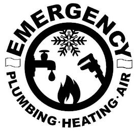 EMERGENCY PLUMBING · HEATING · AIR trademark