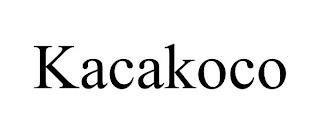 KACAKOCO trademark