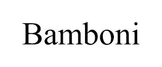 BAMBONI trademark