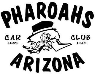 PHAROAHS CAR CLUB ARIZONA SINCE 1948 trademark