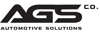 AGS CO. AUTOMOTIVE SOLUTIONS trademark