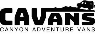 CAVANS CANYON ADVENTURE VANS trademark