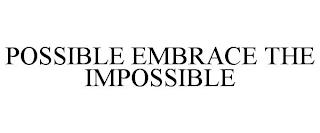 POSSIBLE EMBRACE THE IMPOSSIBLE trademark