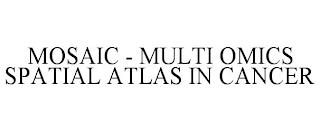 MOSAIC - MULTI OMICS SPATIAL ATLAS IN CANCER trademark