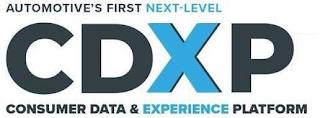 AUTOMOTIVE'S FIRST NEXT LEVEL CDXP CONSUMER DATA & EXPERIENCE PLATFORM trademark