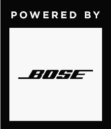 POWERED BY BOSE trademark