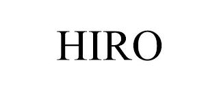 HIRO trademark