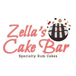 ZELLA'S CAKE BAR SPECIALTY RUM CAKES trademark