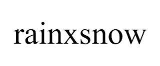 RAINXSNOW trademark