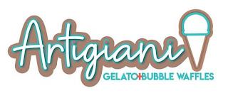 ARTIGIANI GELATO BUBBLE WAFFLES trademark