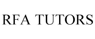 RFA TUTORS trademark