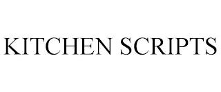 KITCHEN SCRIPTS trademark