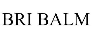 BRI BALM trademark