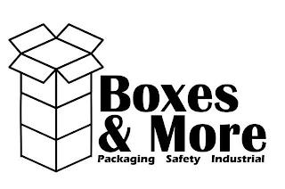 BOXES & MORE PACKAGING SAFETY INDUSTRIAL trademark