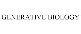 GENERATIVE BIOLOGY trademark