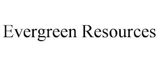 EVERGREEN RESOURCES trademark