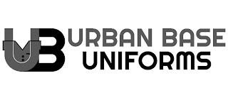 URBAN BASE UNIFORMS UB trademark