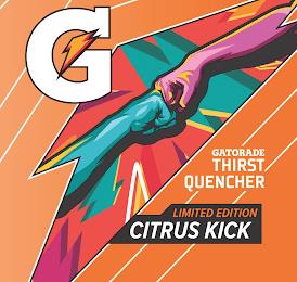 G GATORADE THIRST QUENCHER LIMITED EDITION CITRUS KICK trademark