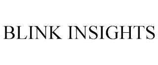 BLINK INSIGHTS trademark